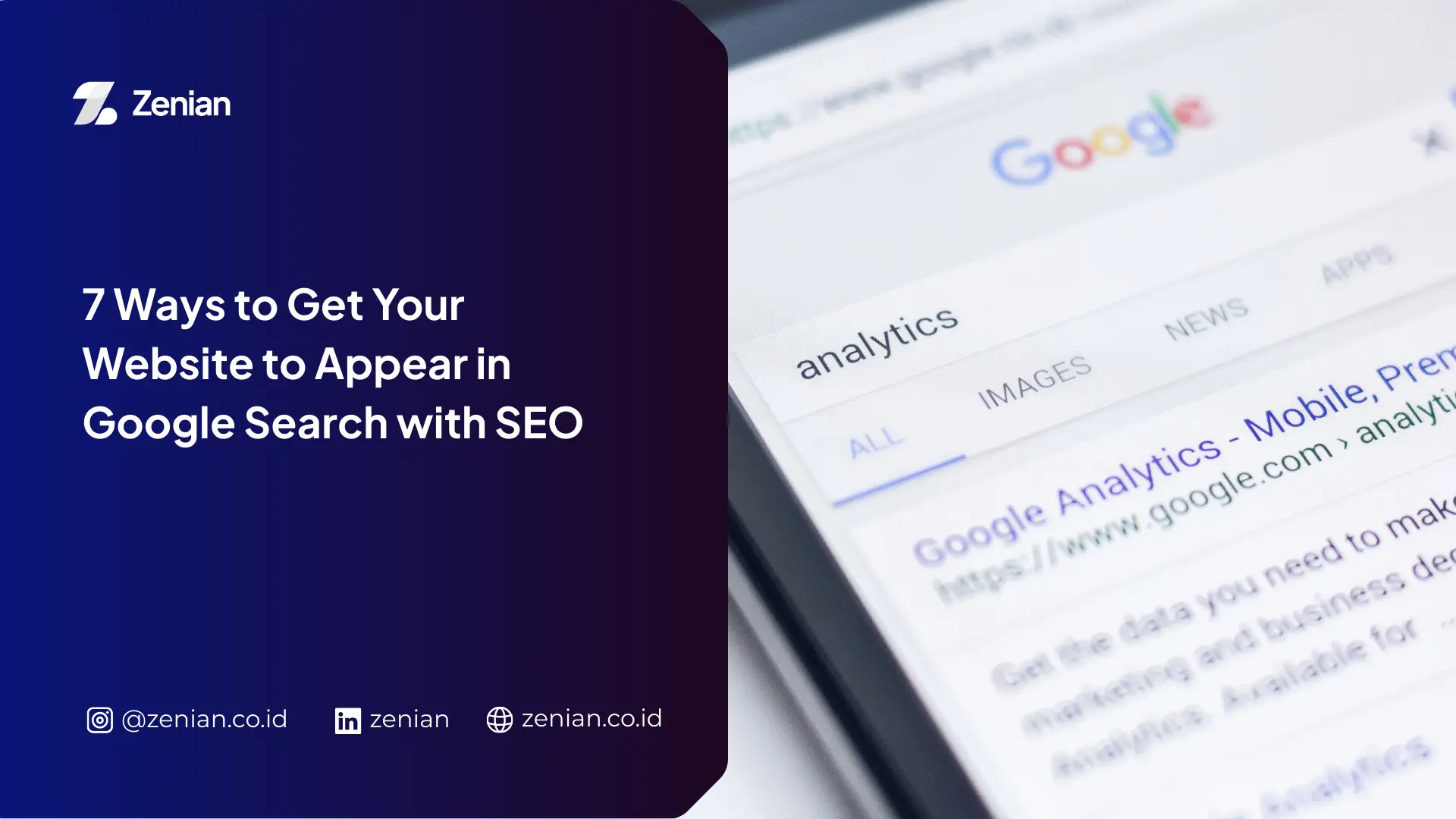 How to Get Your Website to Appear in Google Search