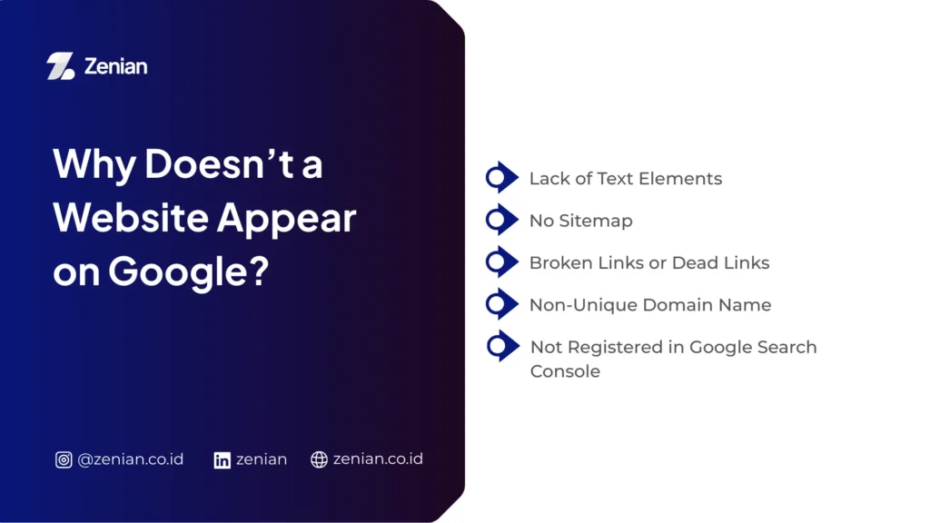 Why Doesn’t a Website Appear on Google