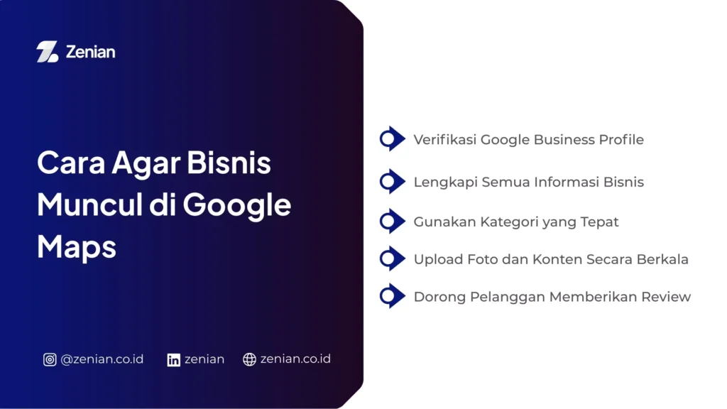Cara Agar Bisnis Muncul di Google Maps