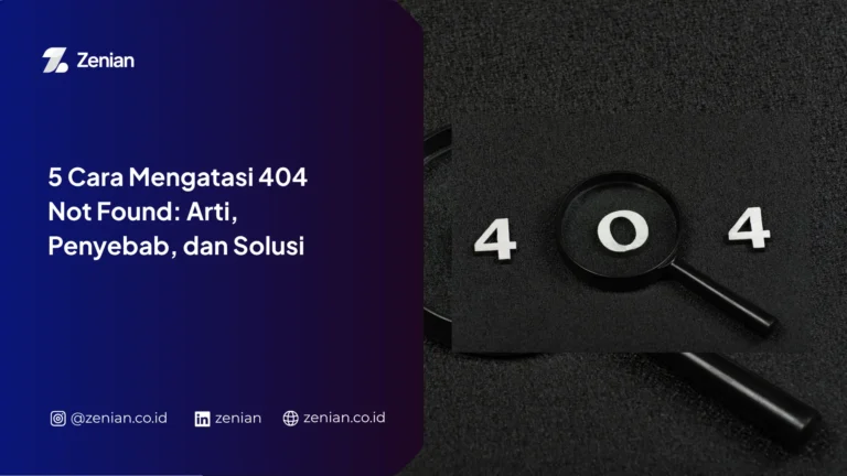 Cara Mengatasi 404 Not Found