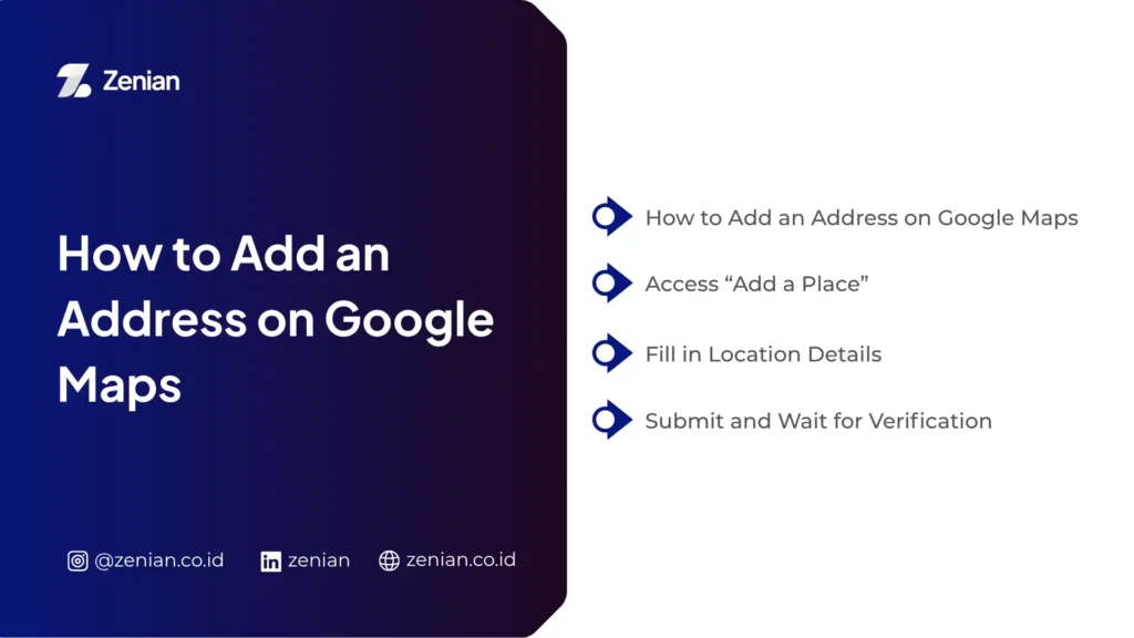 how to add an address on google maps