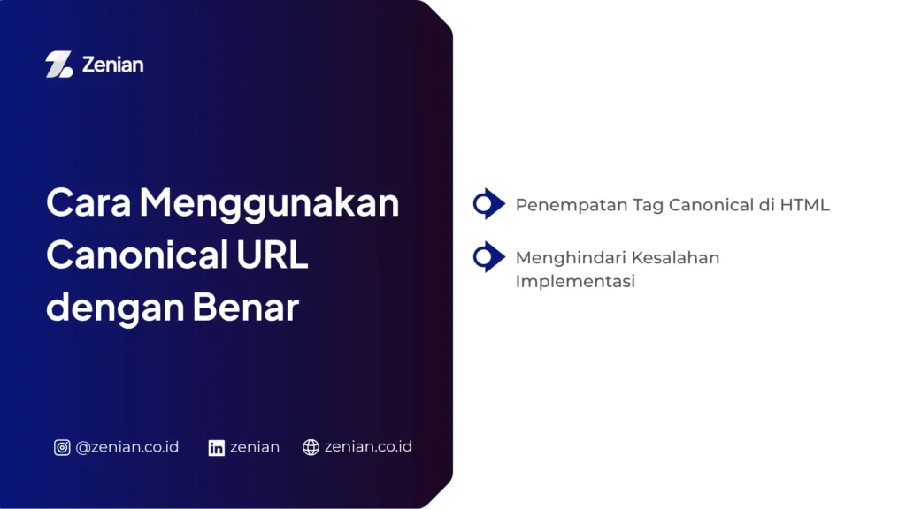 cara menggunakan canonical url