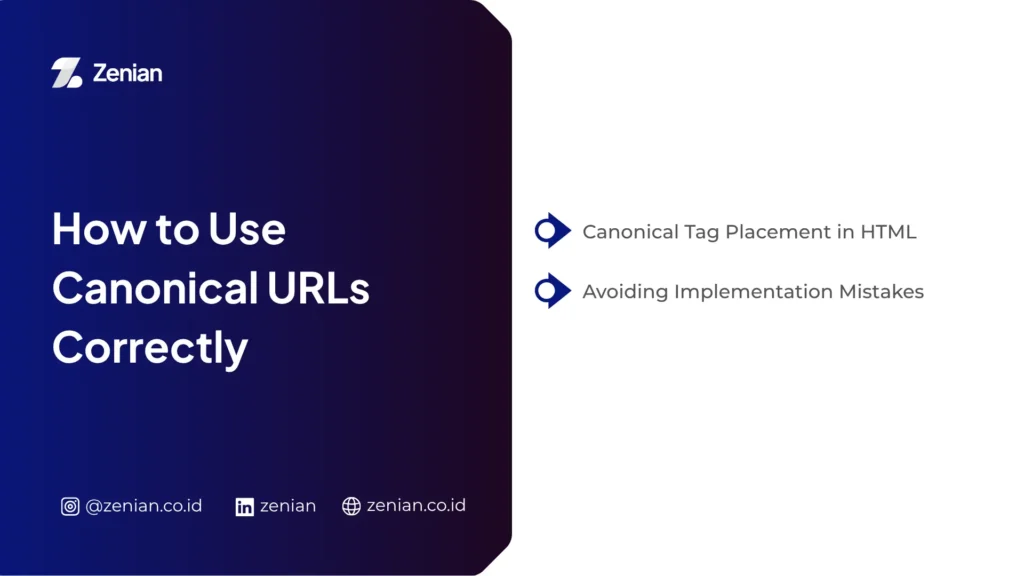 How to Use Canonical URLs Correctly