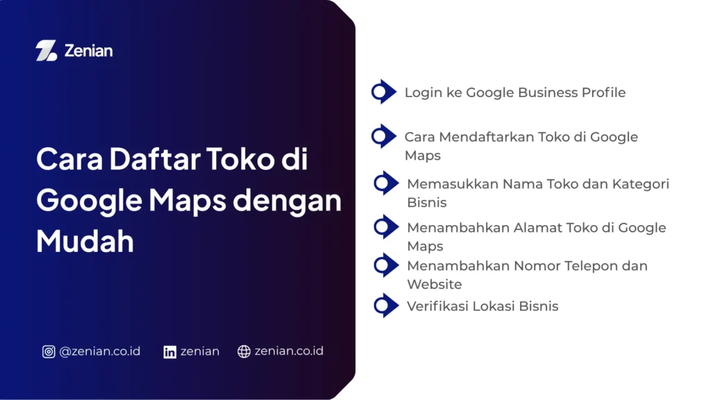 cara daftar toko di google maps dengan mudah