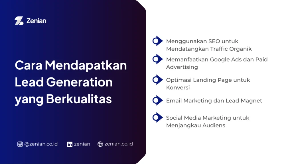 cara mendapatkan lead generation