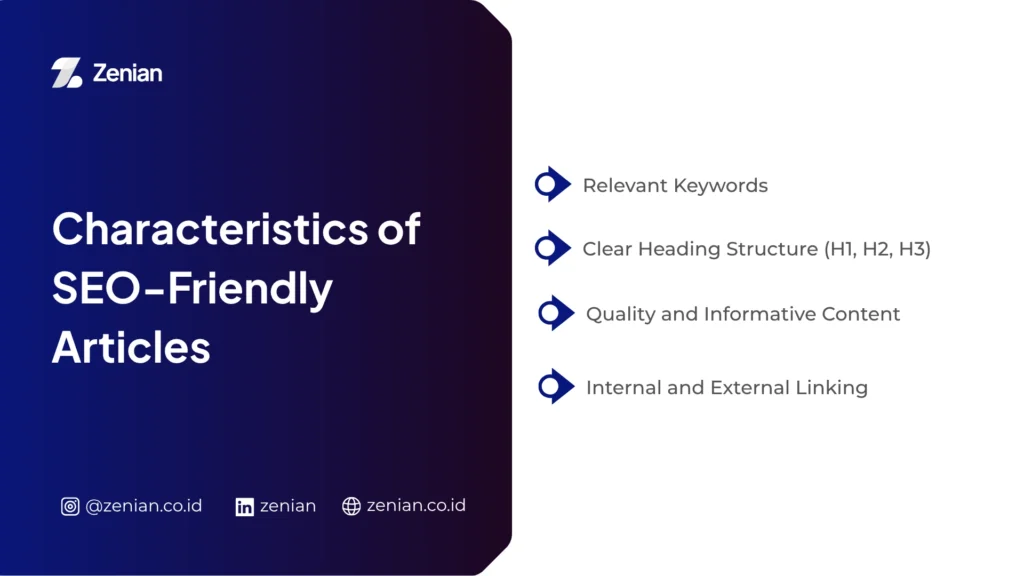 charasteristics of SEO friendly articles