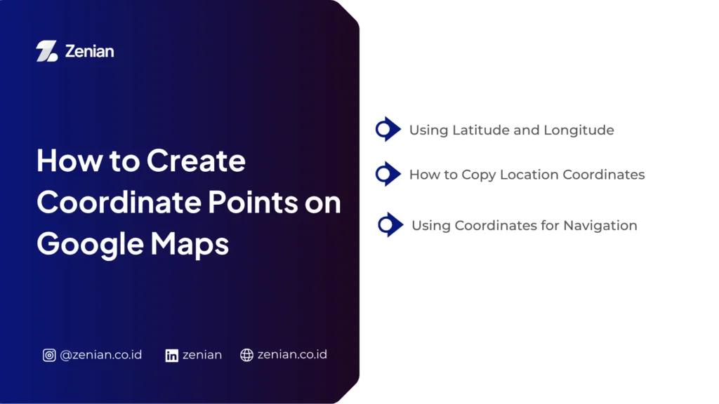 how to create coordinate points on google maps