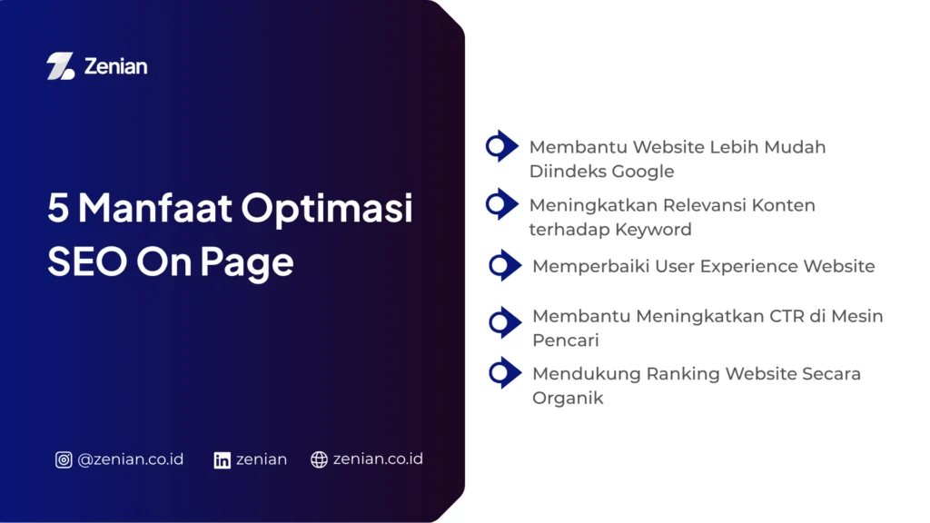 manfaat optimasi seo on page