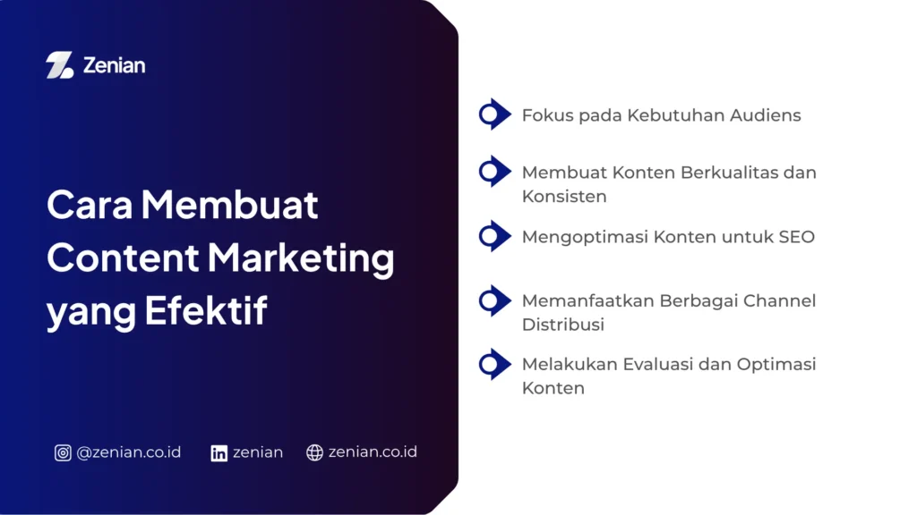 cara membuat content marketing yang efektif