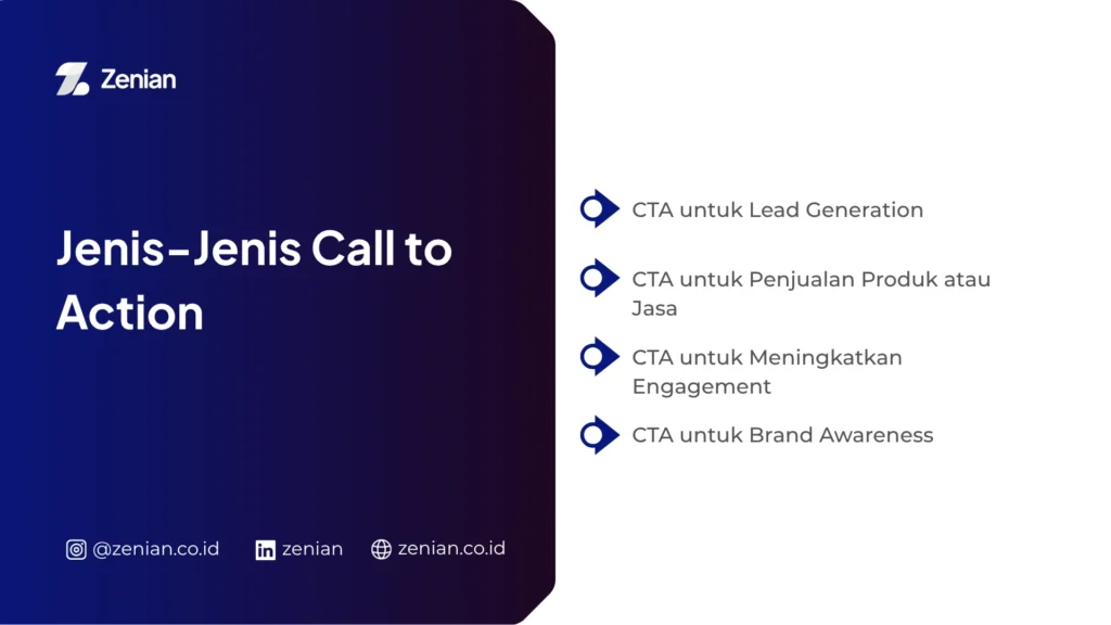 jenis jenis call to action
