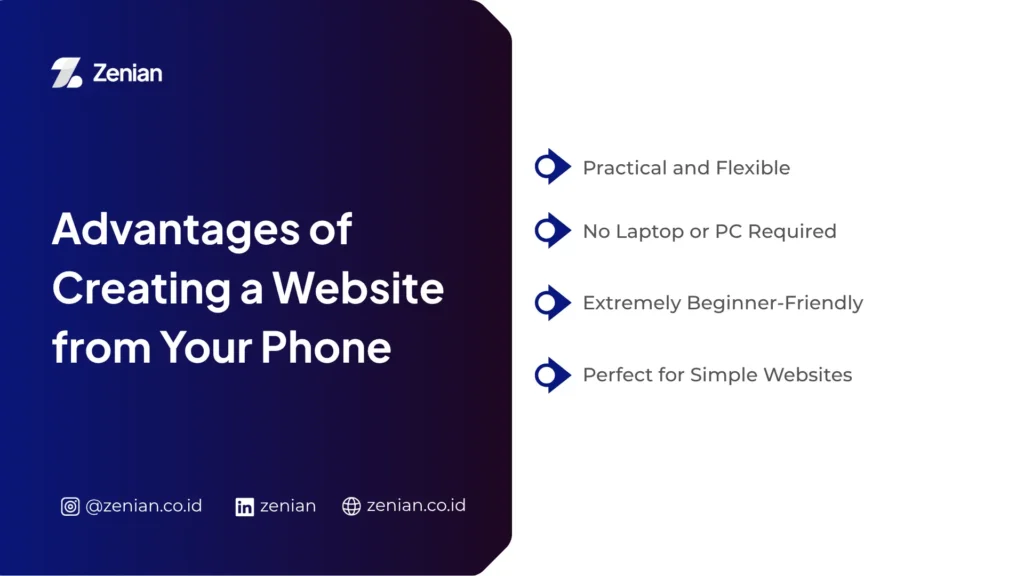 Advantages of Creating a Website from Your Phone