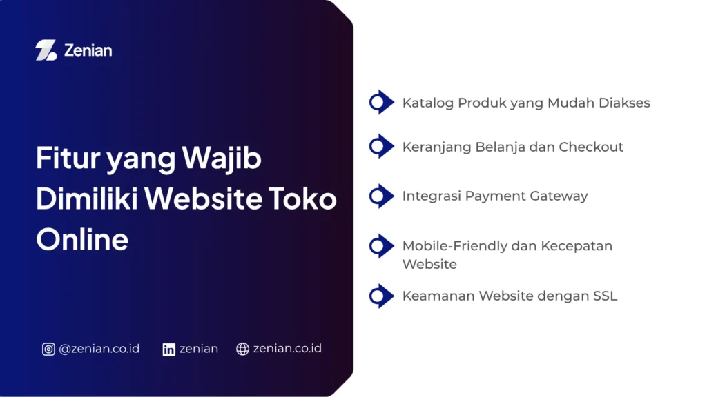 Fitur yang Wajib Dimiliki Website Toko Online