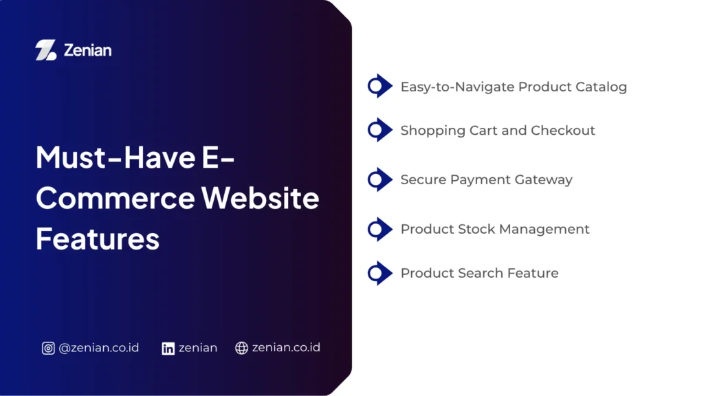 Must-Have E-Commerce Website Features
