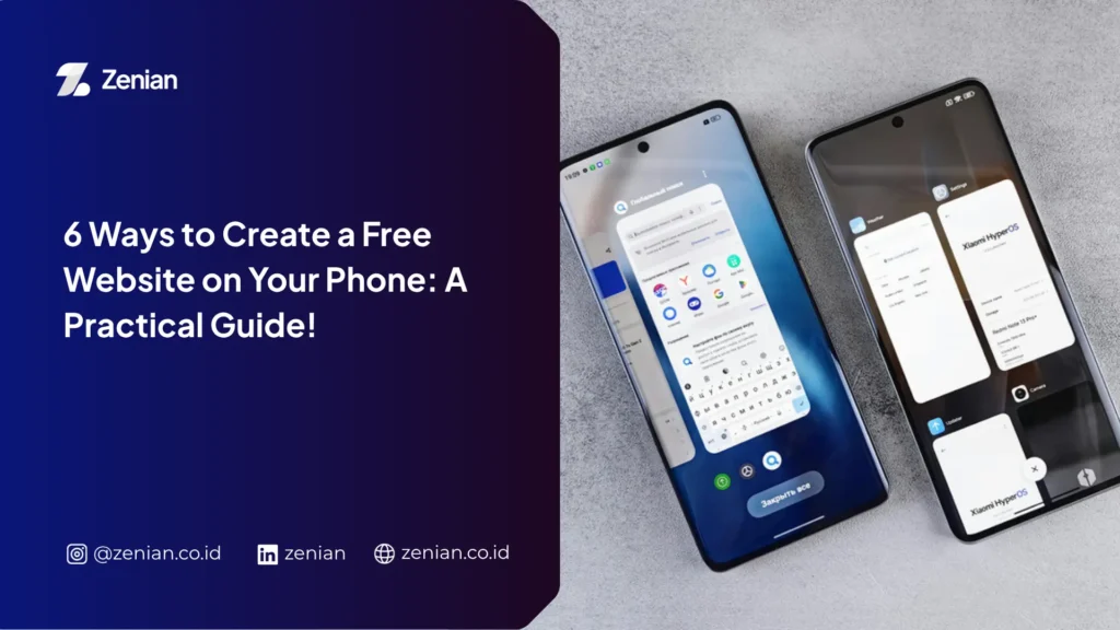 Ways to Create a Free Website on Your Phone